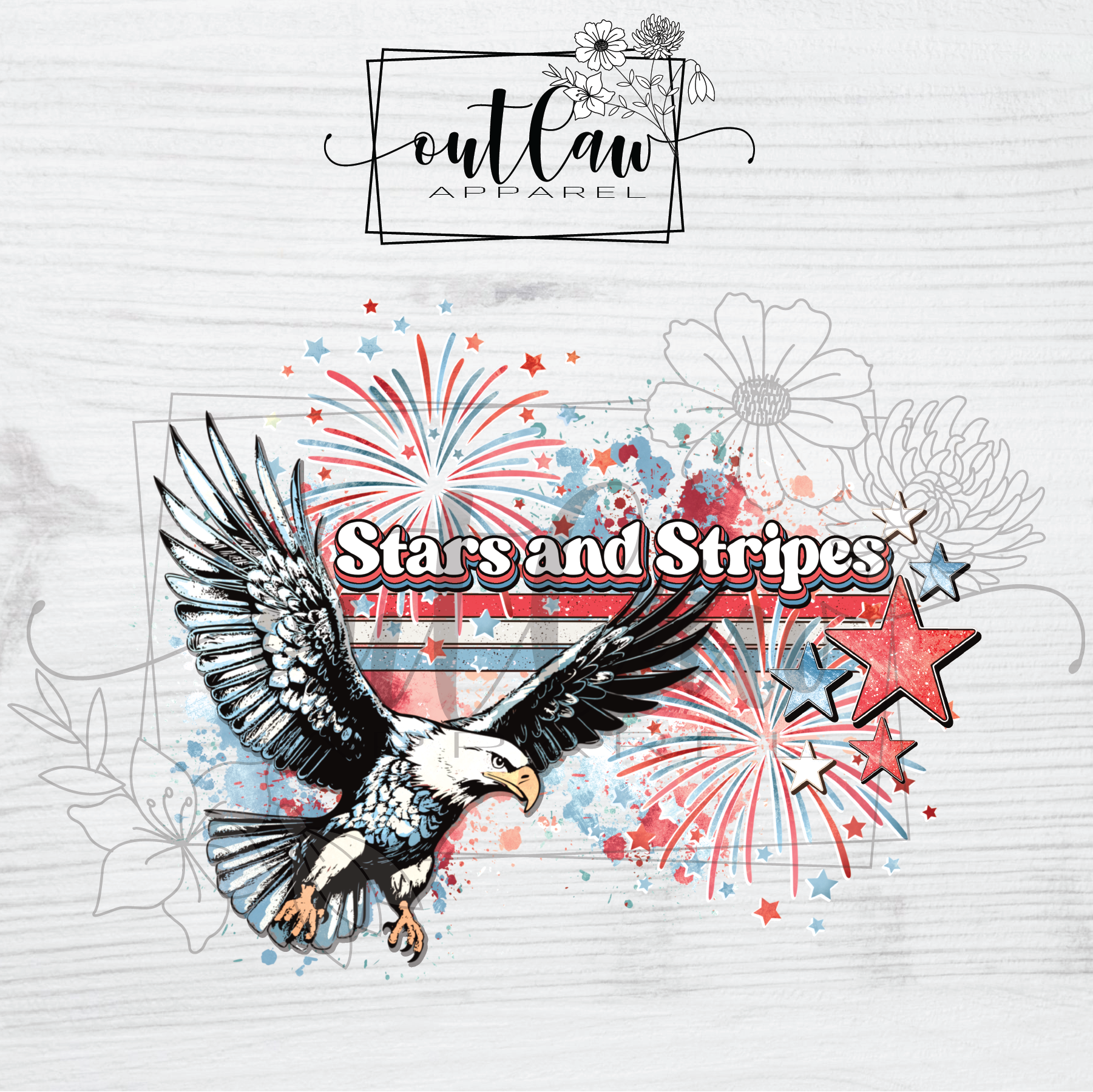 Stars + Stripes Eagle