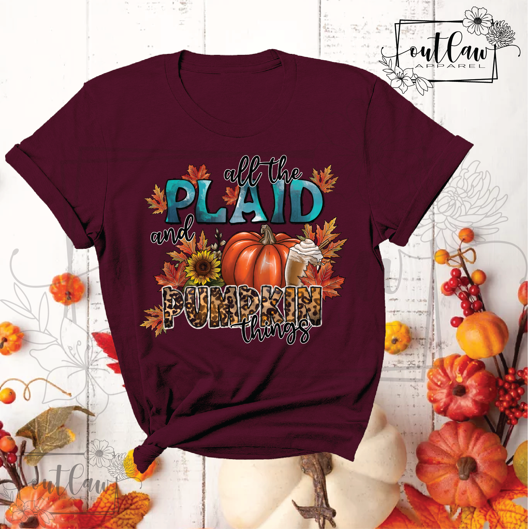 Plaid and pumpkin things