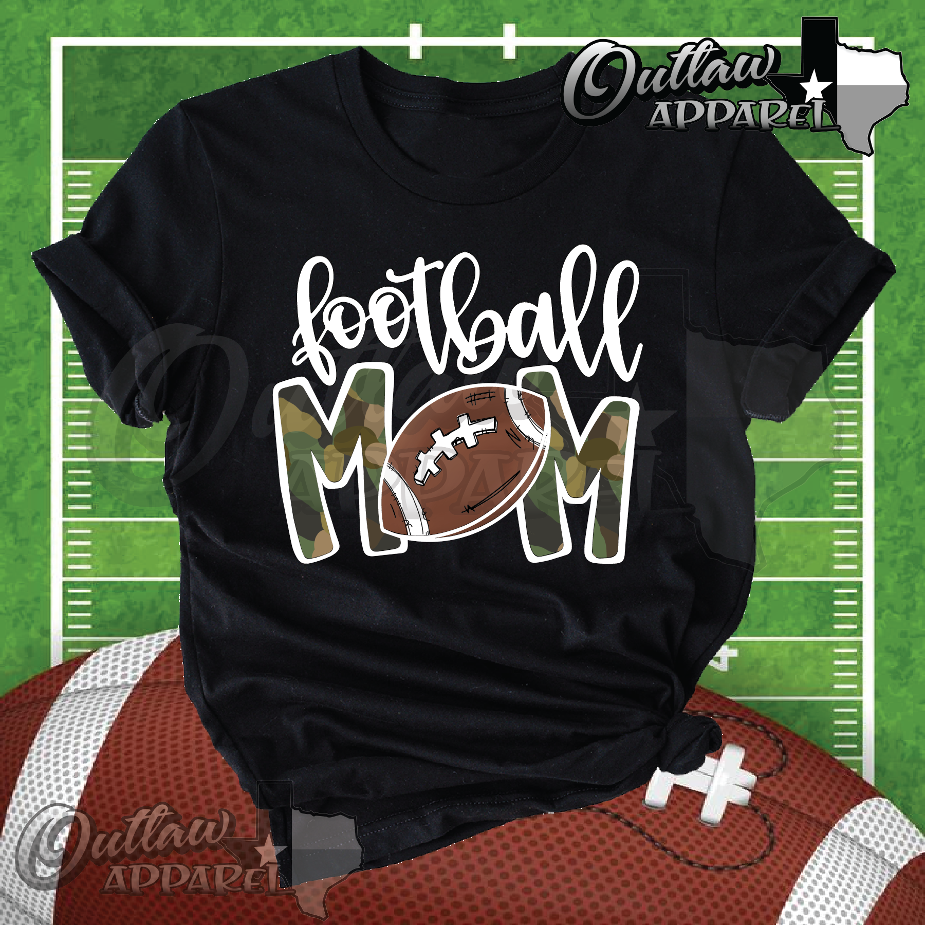 Peace Love Football Bleach Tee Football Mom Football 