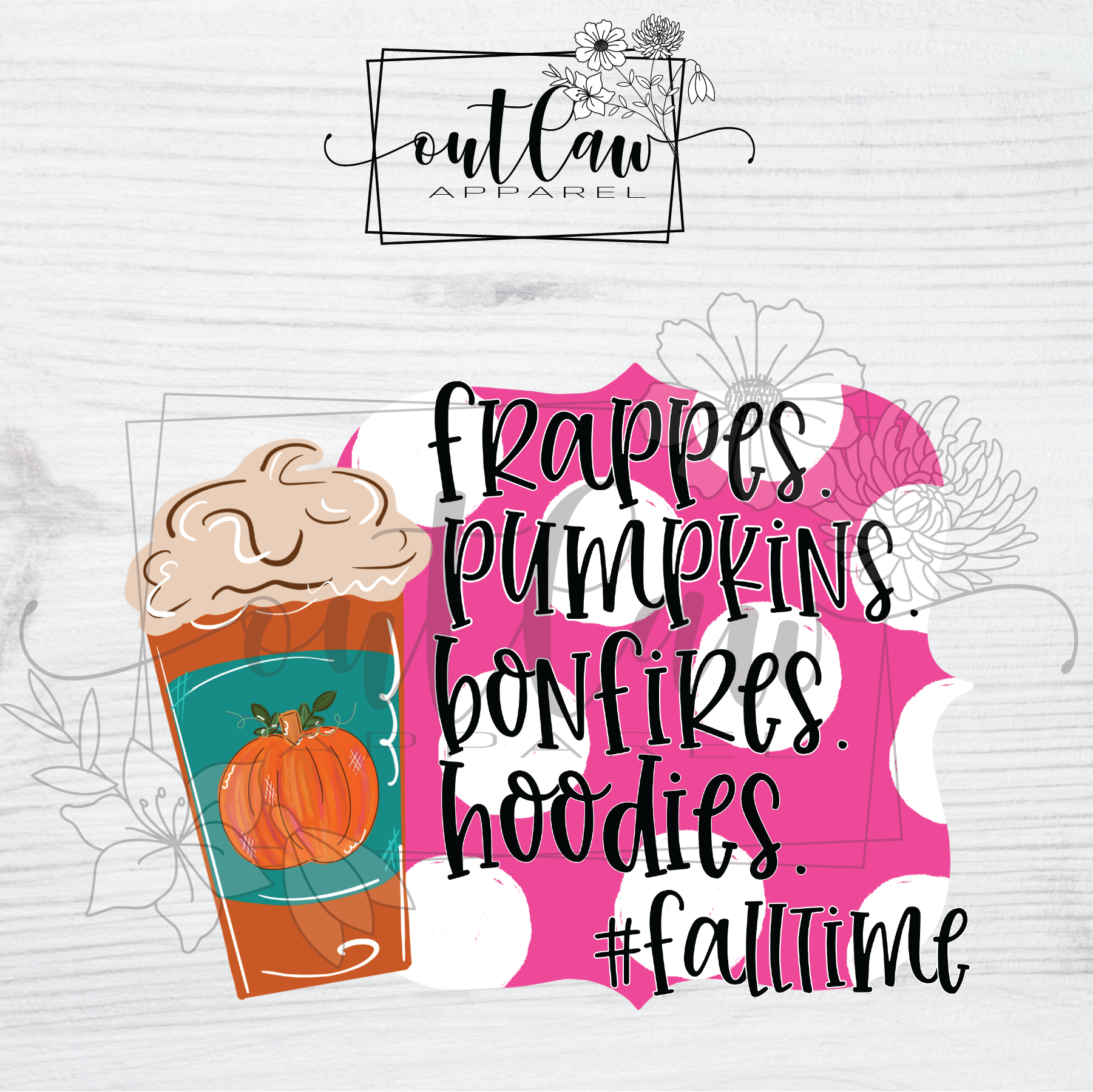 Frappes - pumpkins - bonfires
