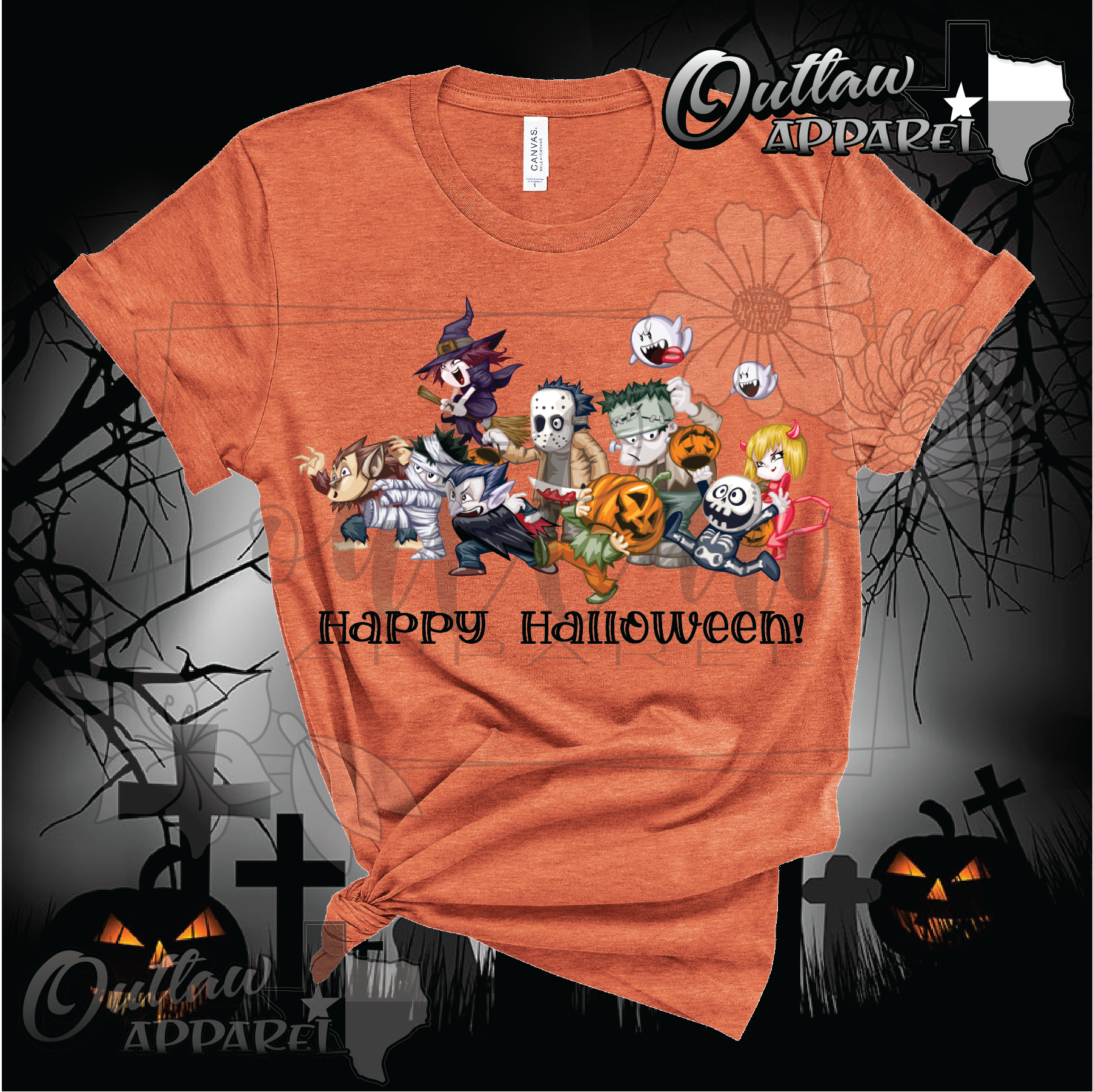 Happy Halloween Characters