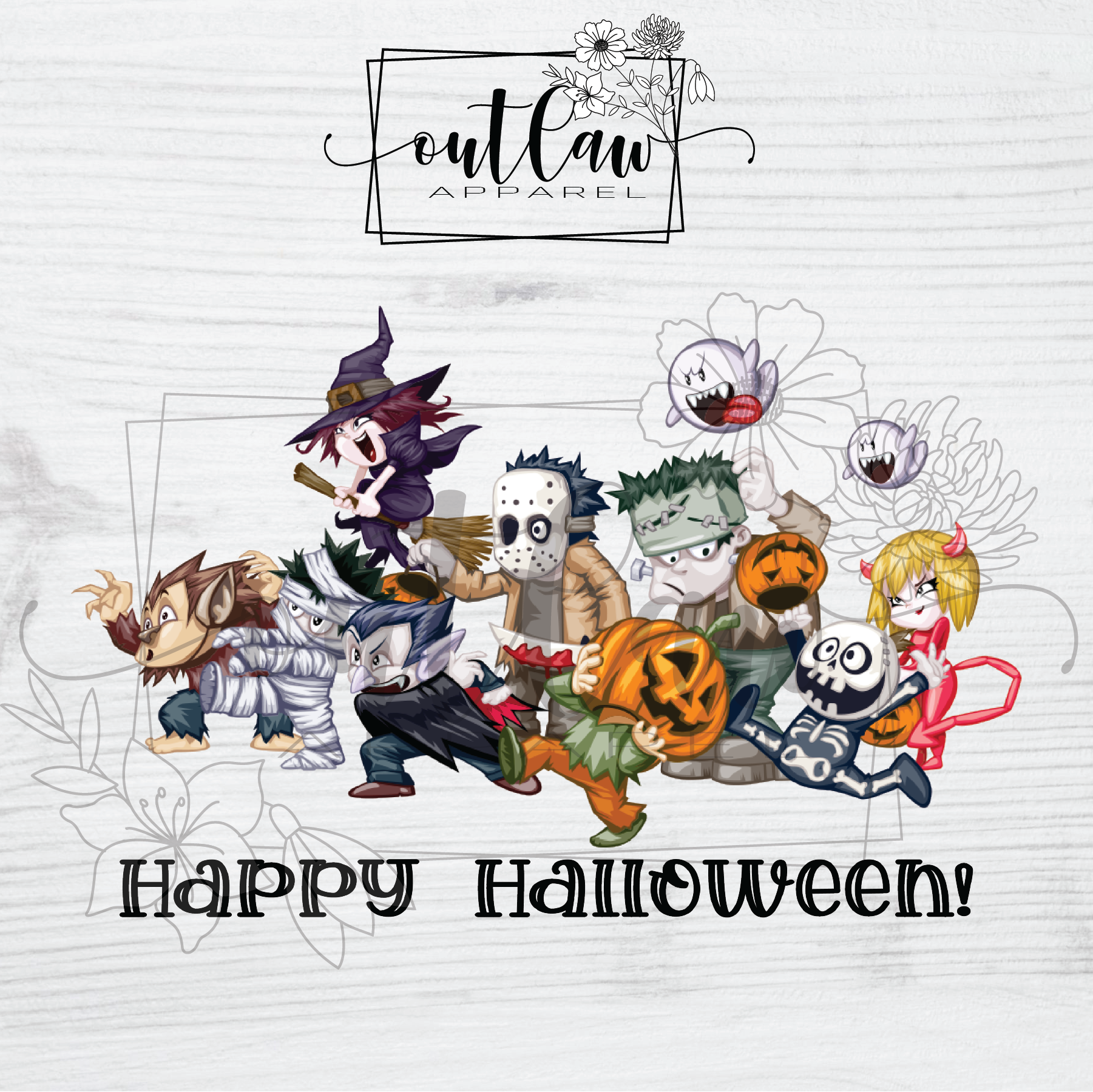 Happy Halloween Characters