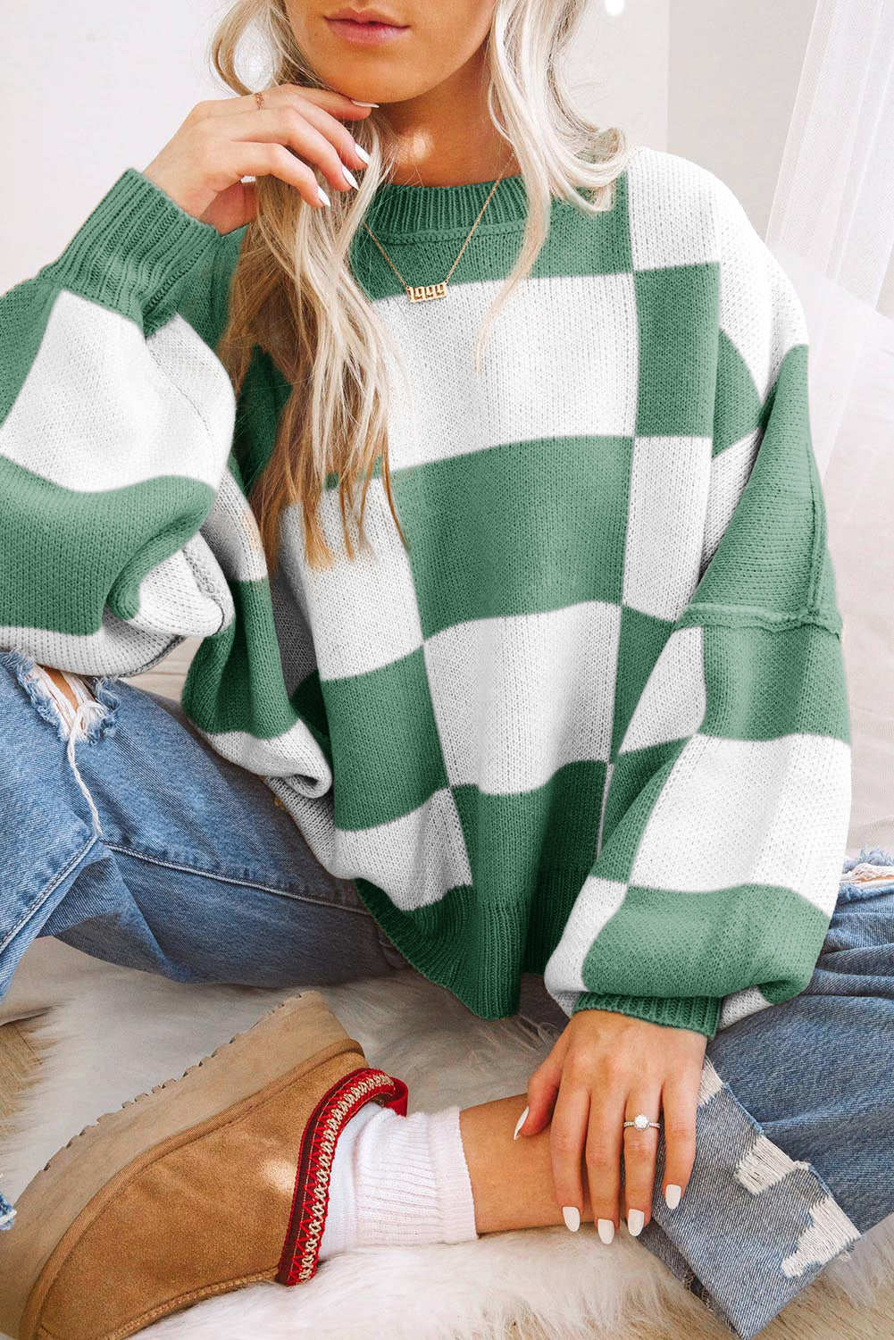 Checkmate Bishop Sleeve Sweater