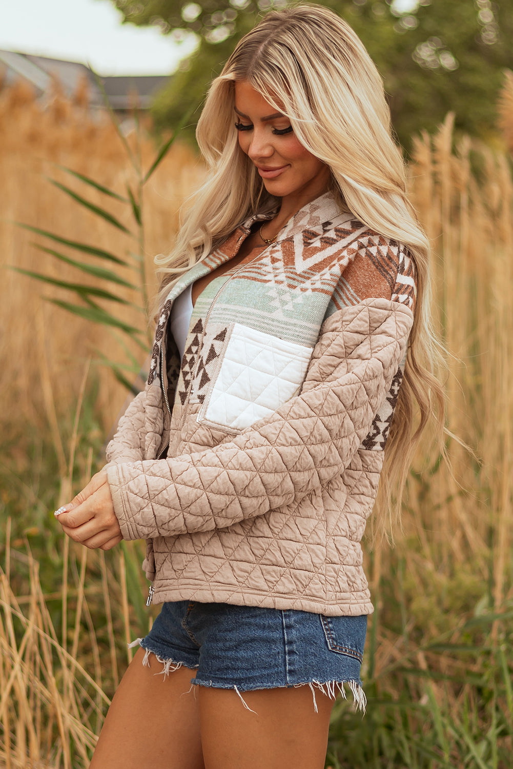 Quilted Patchwork Jacket
