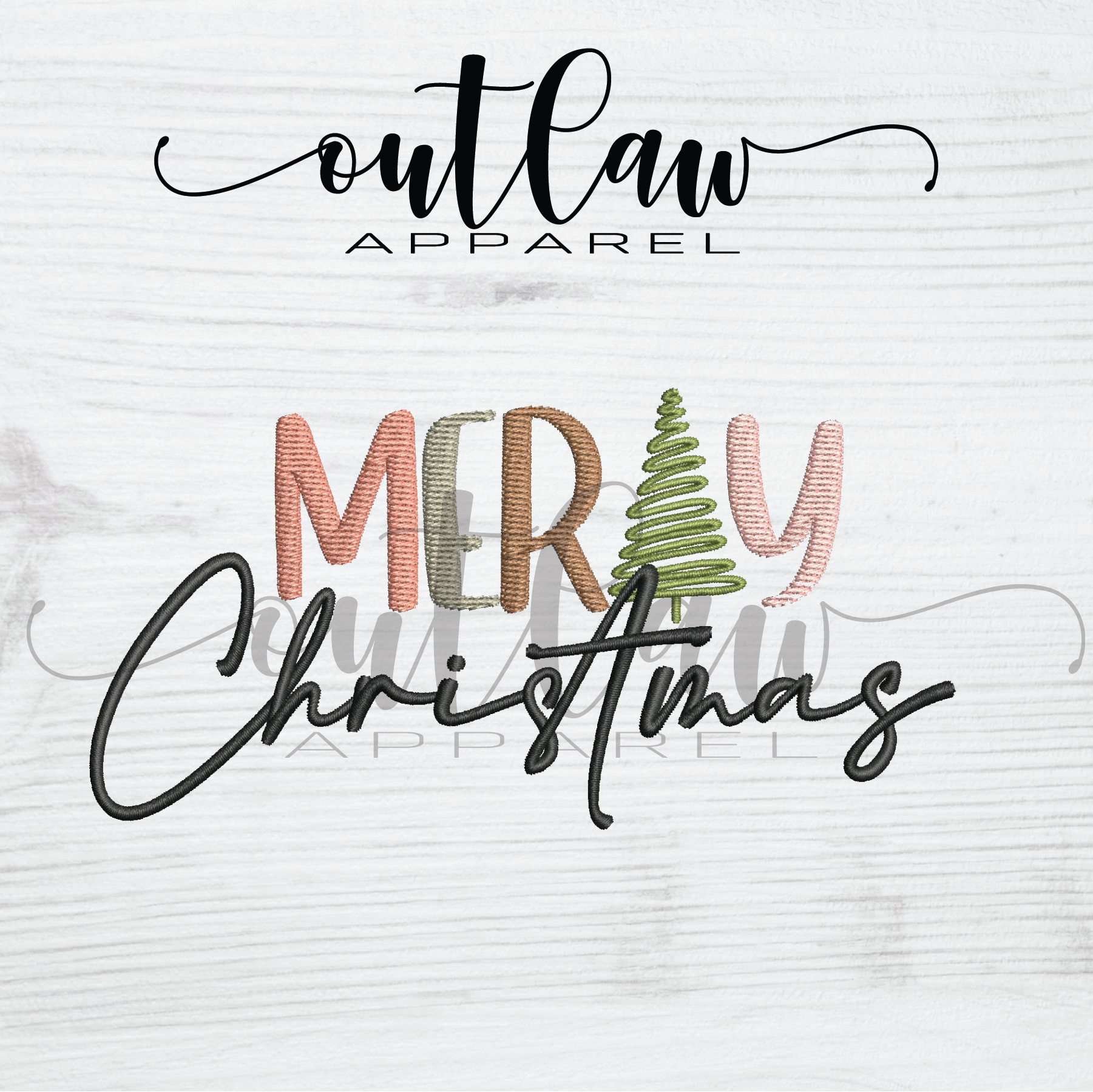 Merry Christmas [embroidered]