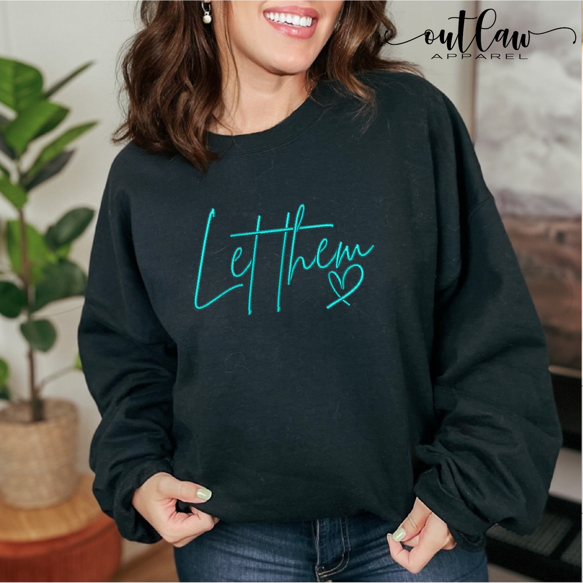 Let Them Embroidered Tee main image 0