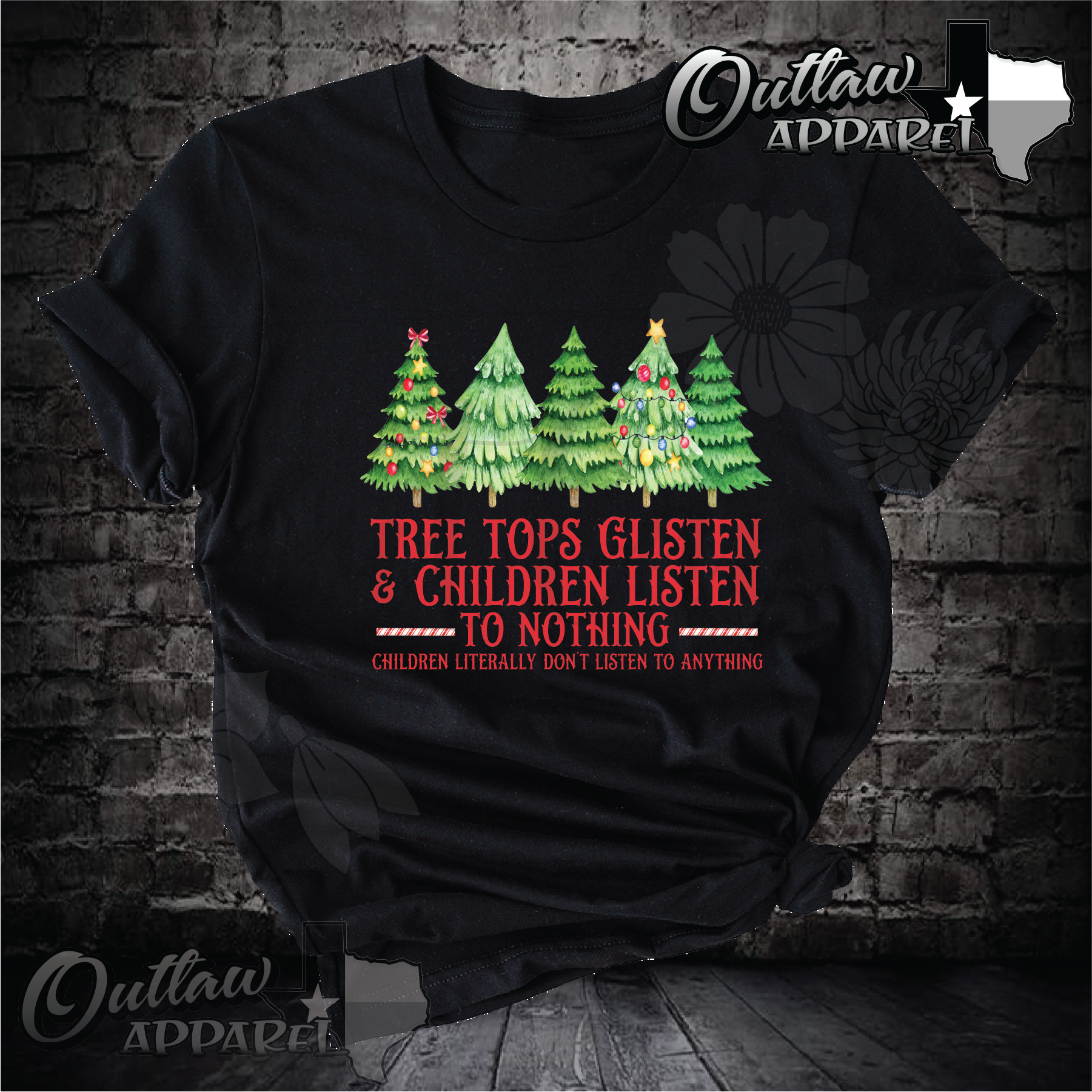 Tree tops glisten - Children listen to nothing