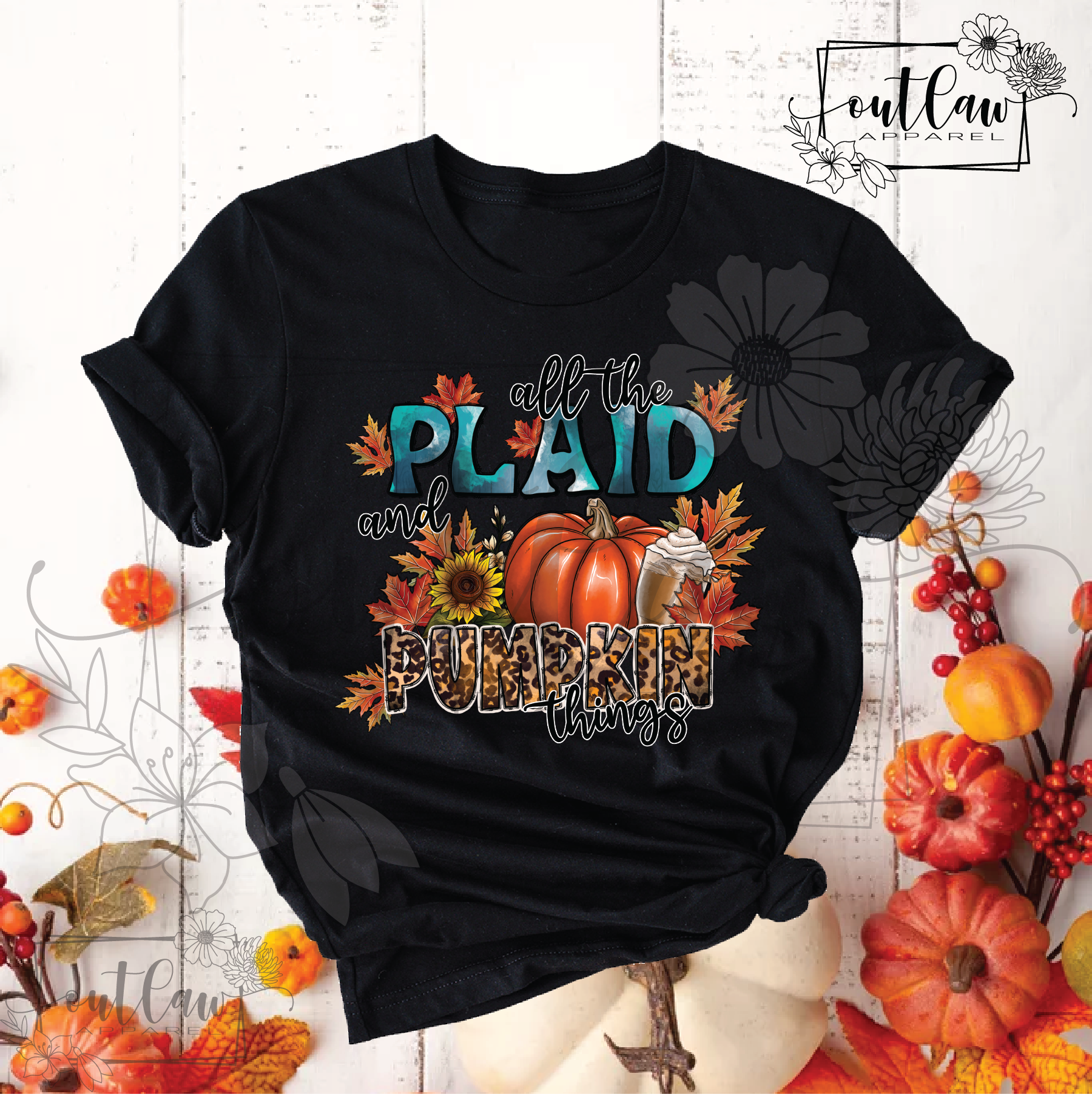 Plaid and pumpkin things