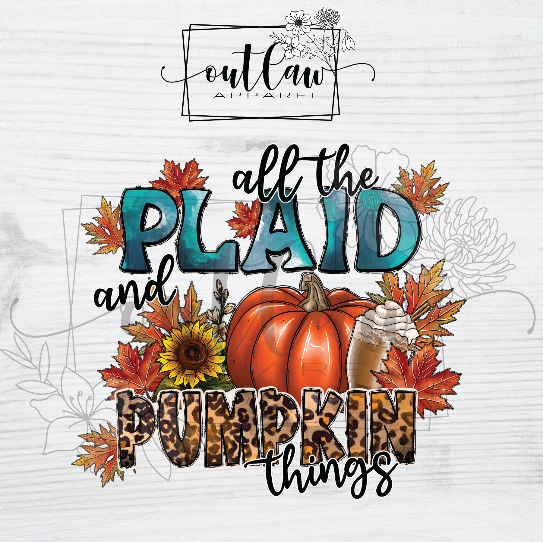 Plaid and pumpkin things