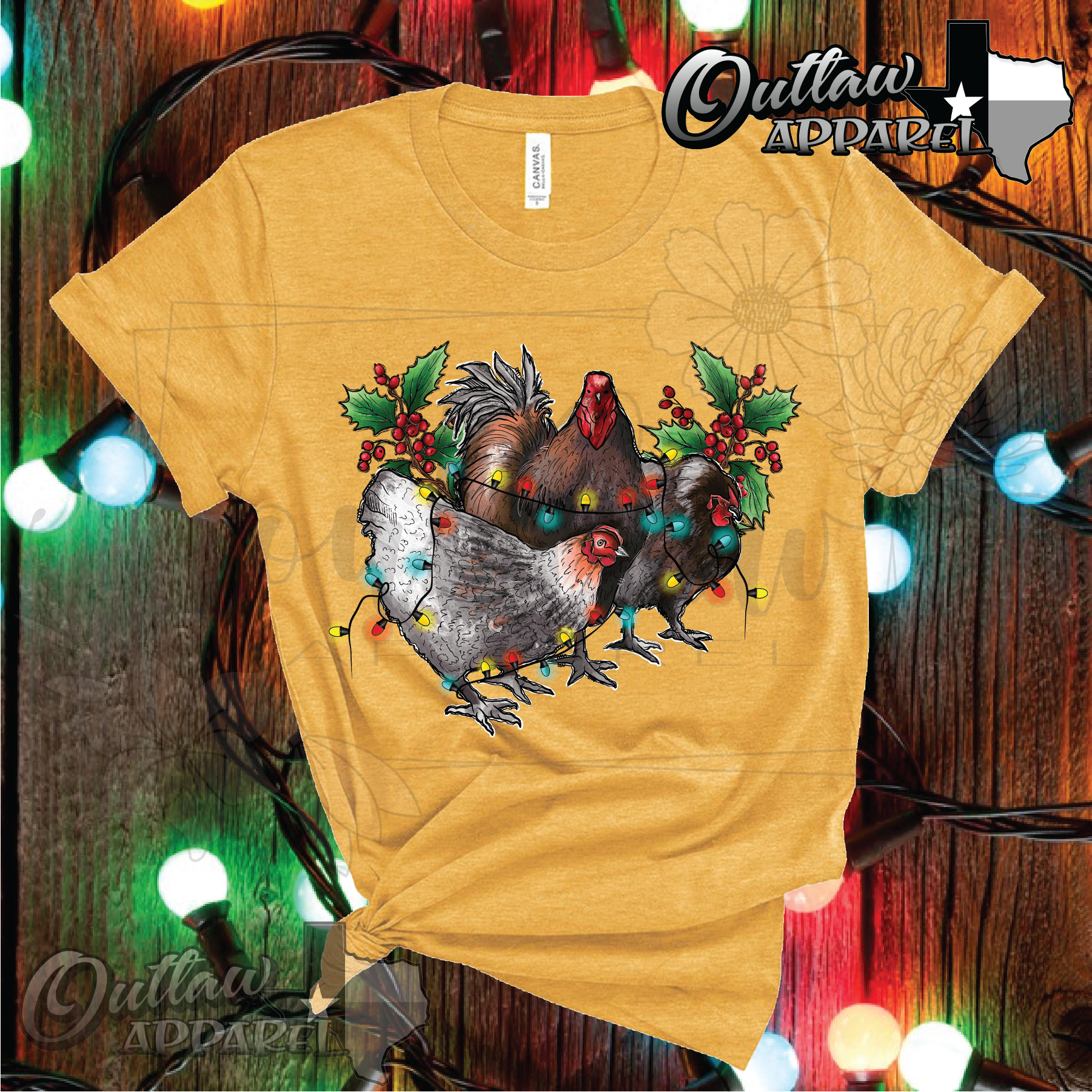 Christmas chickens