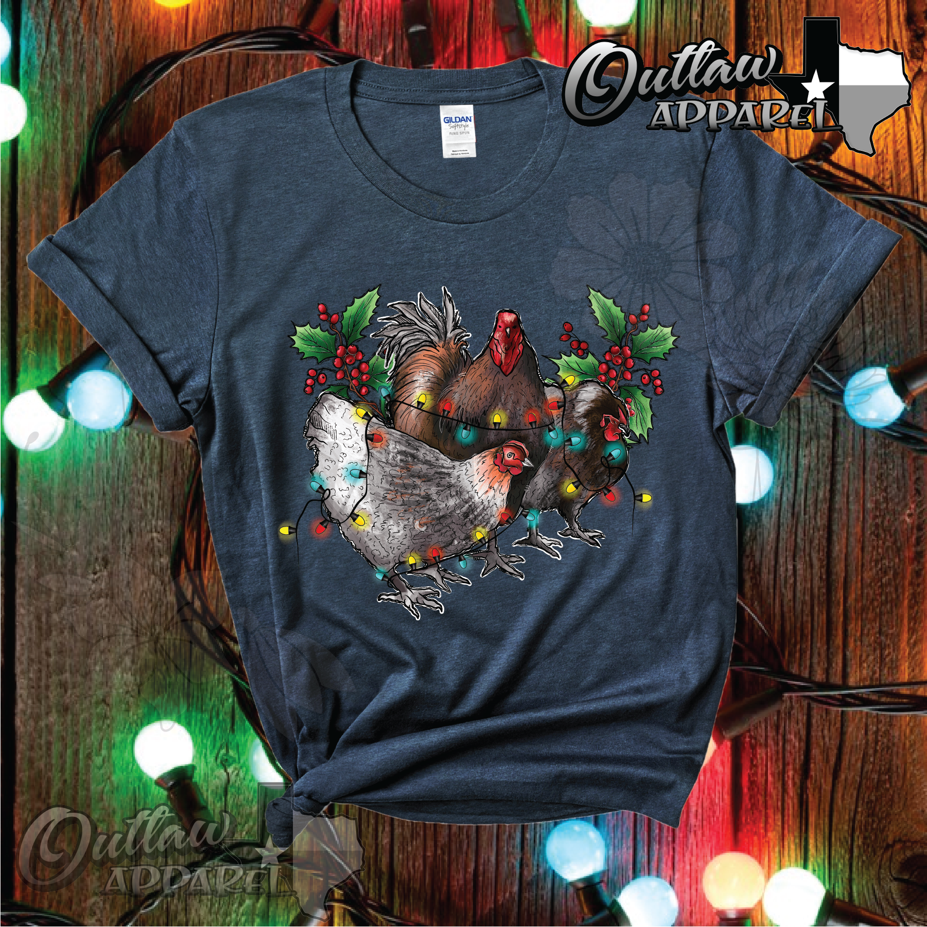 Christmas chickens