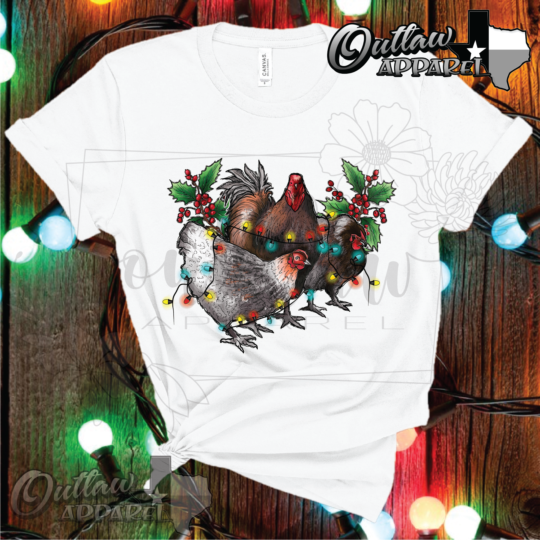 Christmas chickens