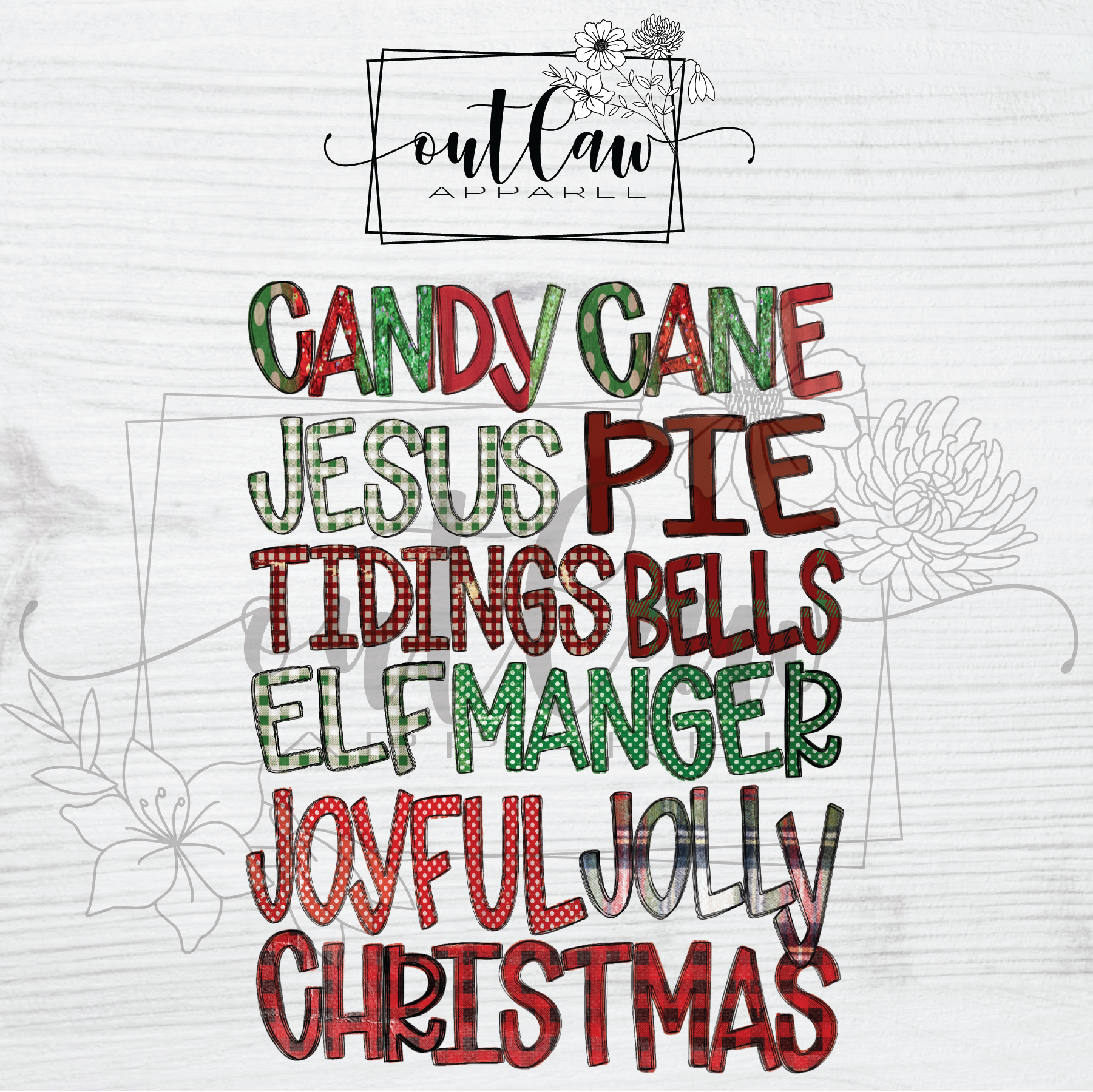 Christmas words
