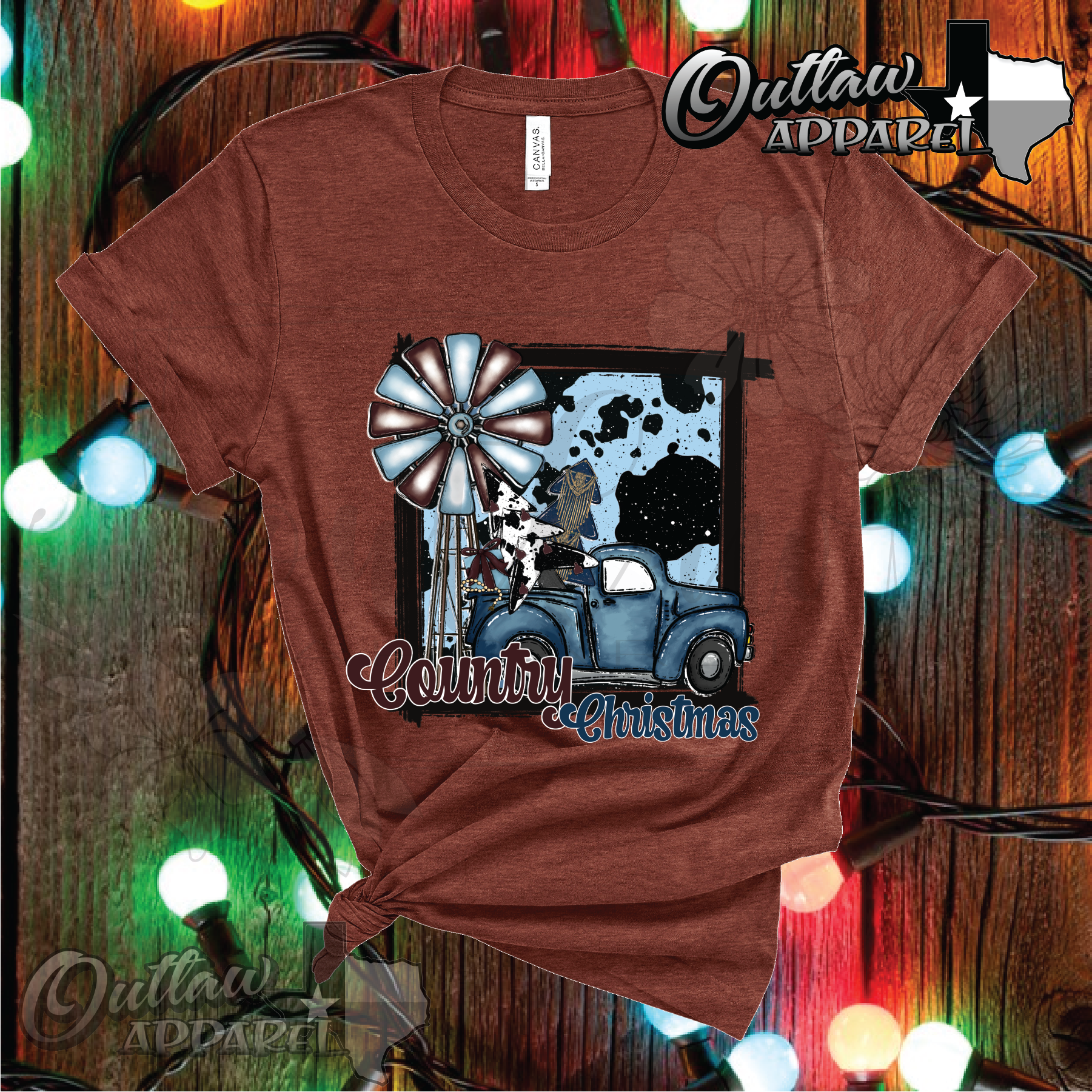 Country Christmas truck