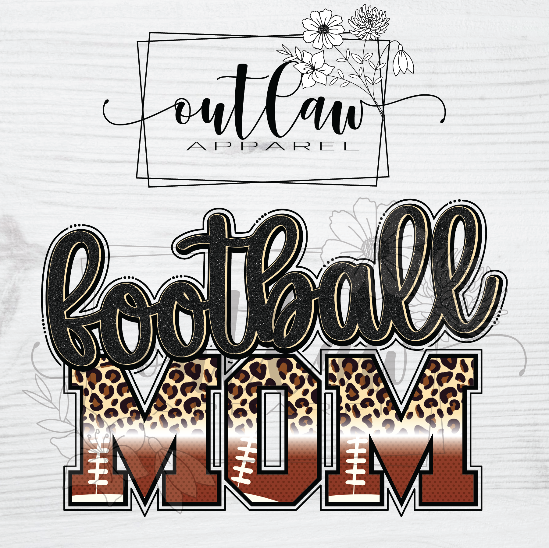 Football mom ombre