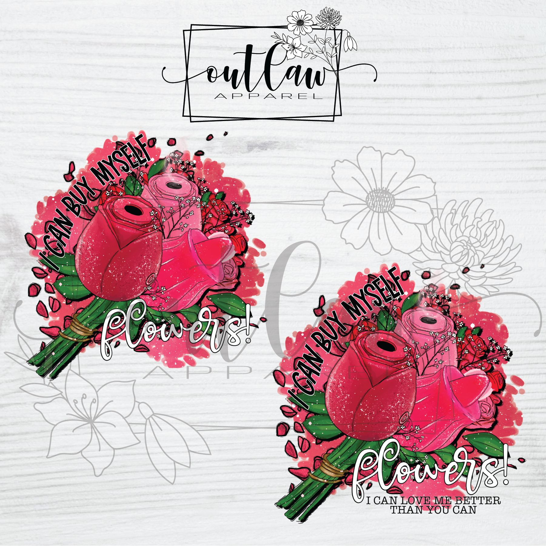 I can buy myself flowers [2 options]