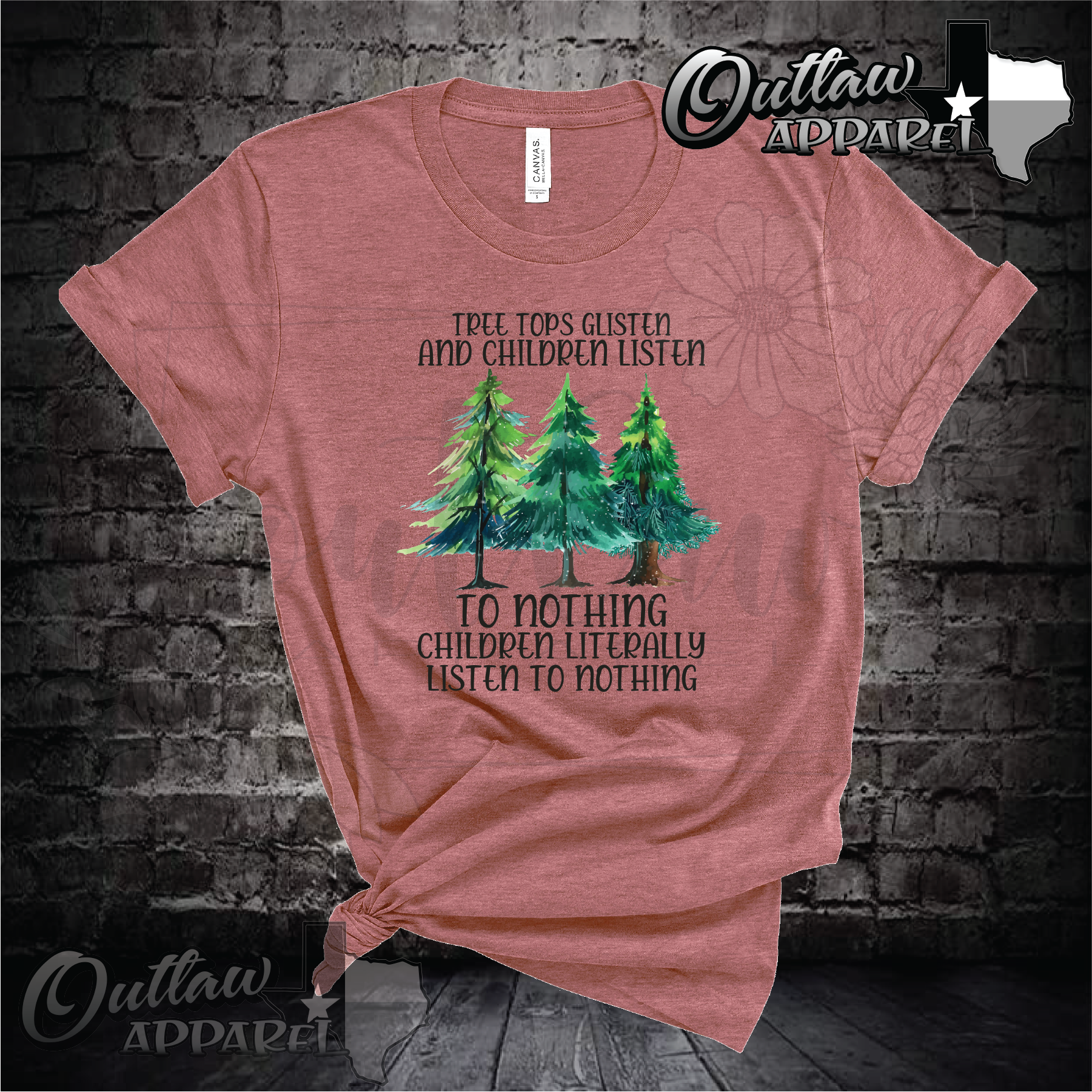 Tree tops glisten - Children listen to nothing [simple]